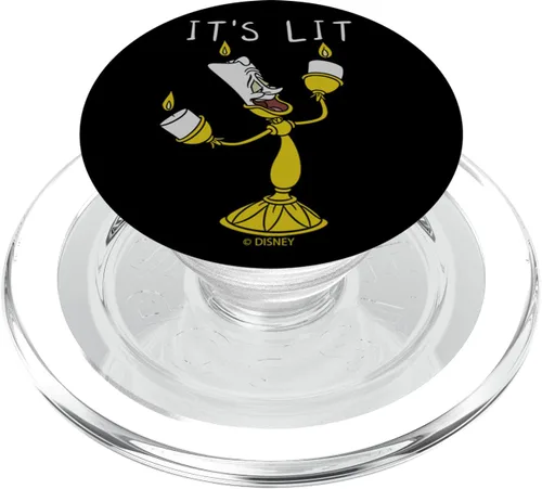 Miniatura 7 de Disney Beauty And The Beast Lumiere It's Lit Portrait - Soporte y agarre para teléfonos y tabletas, Negro