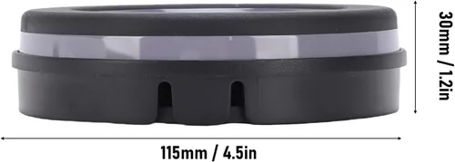 Miniatura 4 de EVGATSAUTO Soporte para altavoz, base de goma antideslizante con canales de cable integrados para altavoz inteligente Dot de 4ª y 5ª