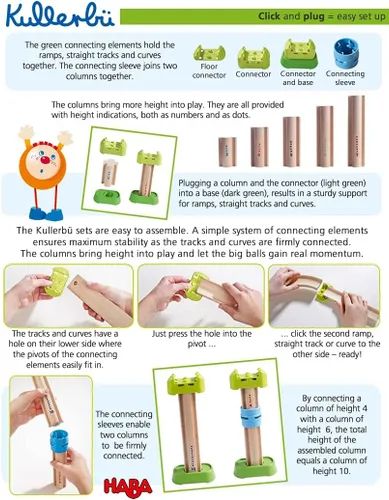 Miniatura 5 de HABA Juego de accesorios Kullerbu - Columnas altas