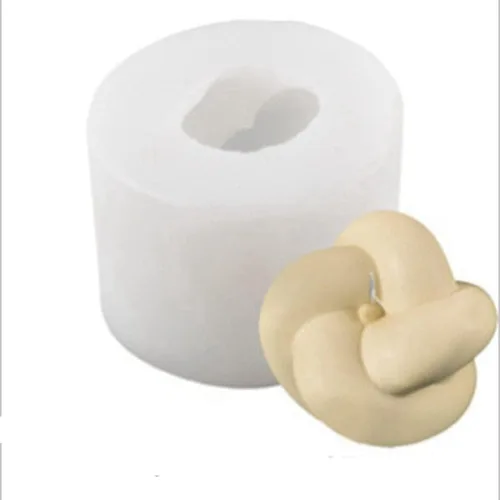 Miniatura 13 de Moldes de vela de hilo de silicona 3D para hacer velas, bricolaje, suéter, tipo piedra, molde de silicona, para hornear, hacer resina de cera