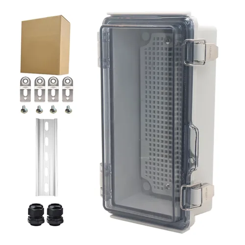 Miniatura 21 de Caja Eléctrica Impermeable para Exteriores Caja de Conexiones Resistente a la Intemperie IP67 Carcasa de Plástico ABS Caja de Proyecto