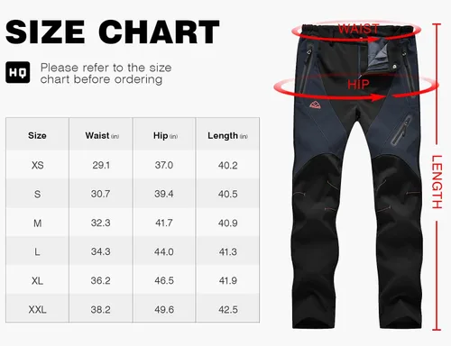 Miniatura 8 de Rdruko Pantalones de nieve para mujer, impermeables, aislados, con forro polar, térmico, para esquí, senderismo, snowboard
