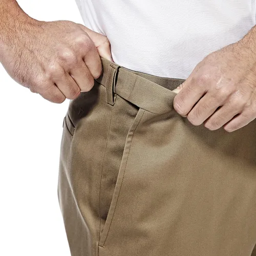 Miniatura 4 de Haggar Men's Premium No Iron Khaki Classic Fit Flat Front Casual Pant (Regular and Big & Tall Sizes)