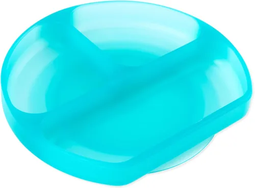 Miniatura 26 de Bumkins Plato de succión para niños pequeños y bebés, cubierta de plato con agarre dividido para bebés y niños, destete guiado por el bebé