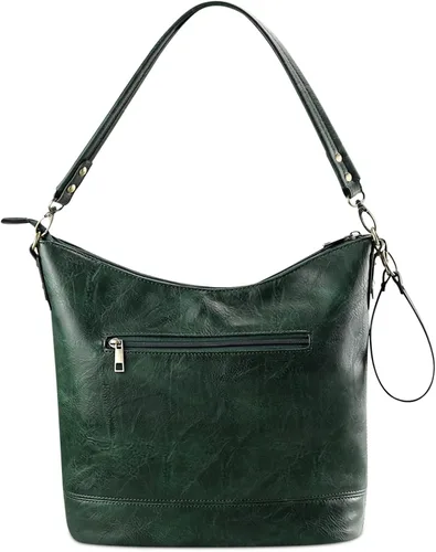 FUKUYIN Bolso de mano para mujer bolso de hombro de piel sintética suave para mujer bolso bandolera grande para mujer