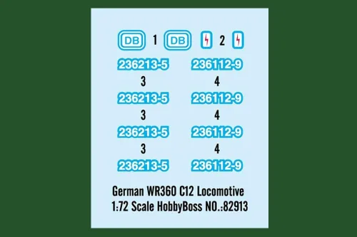 Miniatura 3 de Hobby Boss WR360 C12 Kit de construcción de modelo de vehículo locomotora