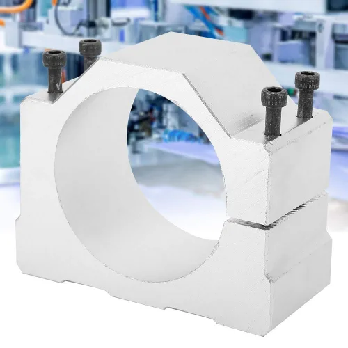 Miniatura 3 de Soporte de motor CNC, abrazadera de montaje de motor de husillo de aluminio con tornillos, juego de herramientas para husillo CNC grabado máquina