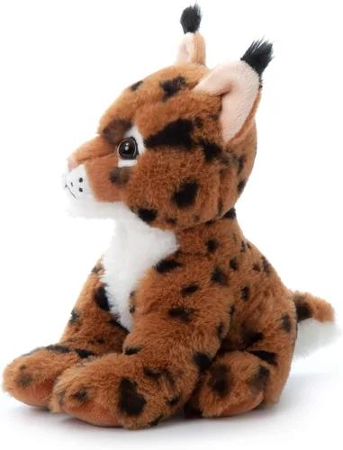 Miniatura 3 de The Petting Zoo Peluche Bobcat, regalos para niños, animales salvajes del zoológico Onez, juguete de peluche Bobcat de 9 pulgadas