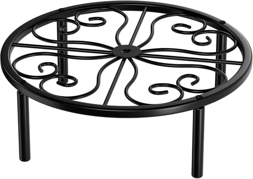 Soporte para Plantas Portador de Plantas – Soporte corto para flores para jardín patio, estante resistente para múltiples plantas en interiores o