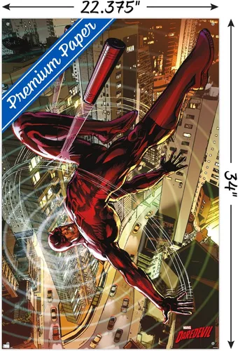 Miniatura 3 de Trends International Marvel Comics Daredevil - Póster de pared con cubierta de techo con chinchetas