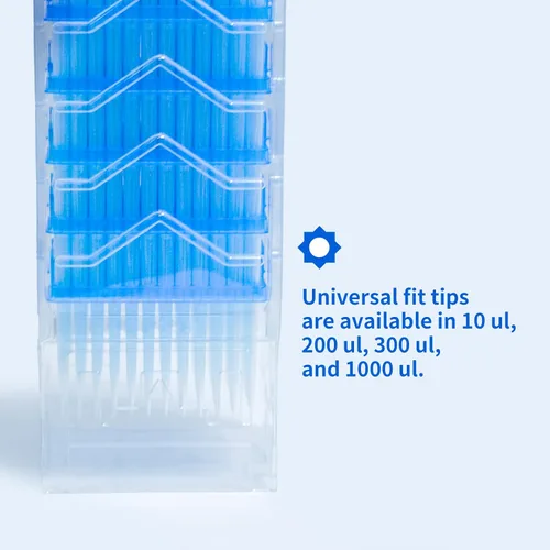 Miniatura 4 de Biologix - Puntas de pipeta de laboratorio de 10 ul, puntas universales de baja retención sin filtros estériles, lavables en autoclave, unidad