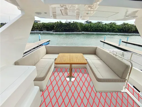 Miniatura 28 de Suelo de Barco de Espuma EVA Cubierta Marina Antideslizante Autoadhesivo para Lancha Motora Barco de Pesca RV Yate Kayak Piscina gris oscuro y azul.