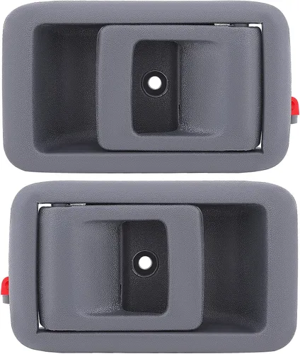 ECCPP Manijas de puerta interior interior interior delantera del lado del conductor de repuesto para Toyota Tacoma gris 2001 2002 2003 2004 (2