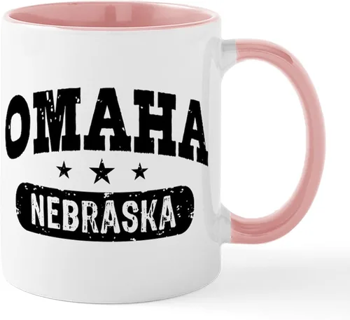 Miniatura 73 de CafePress I Love Nebraska Taza de café de cerámica de 11 oz (11.0 fl oz)