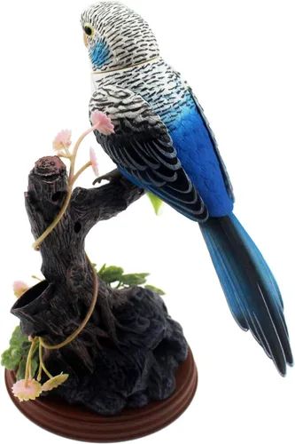Miniatura 5 de Tipmant Eelctric Birds Parrots Electrónica Mascotas Oficina Decoración del Hogar Función de Grabación y Reproducción, Portalápices Juguetes