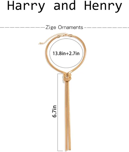 Miniatura 6 de Collar de oro para mujer, a la moda, delicado, largo, de oro, cadena de serpiente trenzada, collares en Y, accesorios de disfraz de diosa griega
