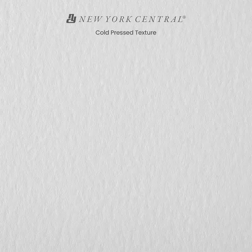 Miniatura 3 de New York Central Rollo de papel de acuarela grande para artistas, prensa en frío de 140 libras, 31 pulgadas x 10.94 yardas, 100% algodón, blanco