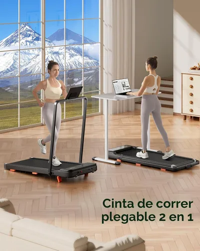Miniatura 3 de Treadflow - Alfombrilla de caminata, caminadora con inclinación para el hogar y la oficina, caminadora portátil debajo del escritorio de 2.5 HP