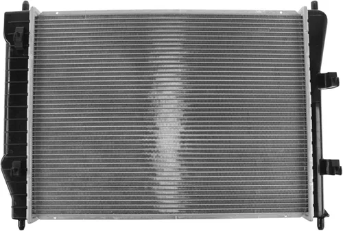 Miniatura 215 de TRQ Radiador de 1 fila de núcleo de aluminio de 26.5 pulgadas de ancho de núcleo compatible con Chevrolet Captiva Sport 2012-2015 Saturn Vue