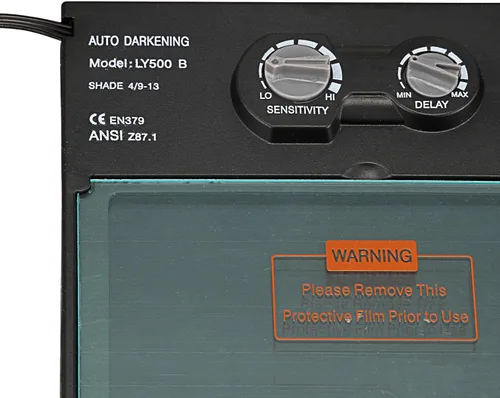 Miniatura 4 de El panel auto accionado solar de la lente de la soldadura que oscurece, gafas de los ojos de la sombra del filtro de la automatización de la lente