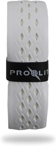 Miniatura 2 de Agarre de diamante sin sudor para palas de pickleball, tenis, raquetball Blanco con base blanca