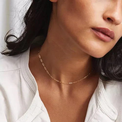 Miniatura 7 de Yoosteel Regalos para el día de San Valentín para niñas y ella, collares con iniciales de oro para mujer, chapado en oro, collar con dije de letra