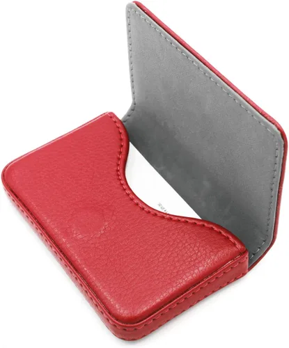 Miniatura 11 de Cartera con bloqueo RFID - Tarjetero minimalista de cuero para negocios, 12-verde, Pequeña, Slim