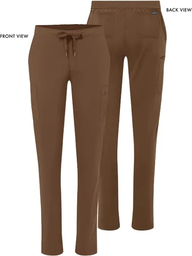 Miniatura 5 de Pantalones Adar Addition Scrubs, ropa quirúrgica, ajustados, con cordón, estilo cargo, para mujer