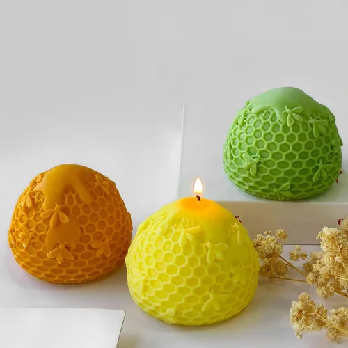 Miniatura 2 de Molde para velas de abeja de abeja, molde de vela de panal, molde de vela de animales, molde de resina de panal, molde de fundición de resina