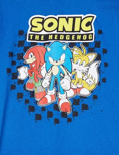 Miniatura 3 de SEGA Boys' Little Hedgehog 3-Pack Tee Bundle, Sonic, Tails, Knuckle