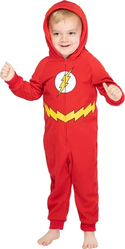 Miniatura 14 de DC Comics Liga de la Justicia Superhéroe Pijamas Familiares a Juego Union Suit Para Hombres, Mujeres, Niñas, Niños y Mascotas