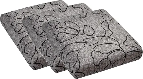 Miniatura 40 de CRFATOP Fundas elásticas de cojín de repuesto para sofá, fundas de asiento de sofá impresas, lavable, extraíble, protector de muebles individual