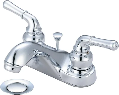 ACCENT COLLECTION - Grifo de baño de dos manijas - Cromo pulido