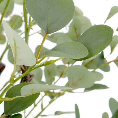 Miniatura 4 de SIGNWIN - Árbol artificial en maceta con diseño y textura de flores y pájaros, decoración moderna, planta de piso, para el hogar u oficina