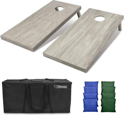 Miniatura 89 de GoSports Juego de tablas de cornhole de madera de tamaño reglamentario de 4 x 2 pies, incluye funda de transporte y bolsas de frijoles