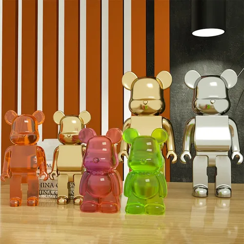 Miniatura 3 de 2 moldes de resina de oso de silicona 3D para velas de animales, molde de fundición de resina epoxi para llavero de bricolaje, jabón perfumado