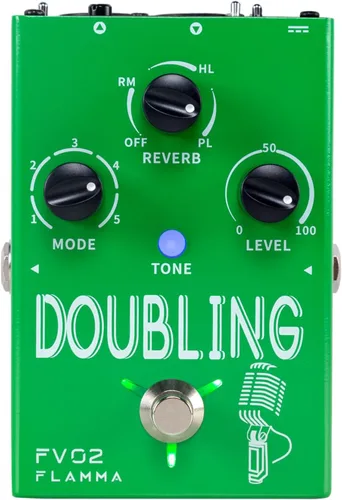 Miniatura 10 de FLAMMA FV04 Pedal de Armonía Vocal Procesador de Efectos Vocales Stompbox Armonizador de Micrófono de Voz con Reverb 12 Tonos con 11 Modos de FV04