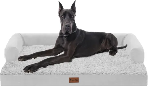 Miniatura 21 de Camas Ortopédicas para Perros de Tamaño Grande, Espuma de Celdas Impermeables tipo Huevera, Camas tipo Sofá para Perros Medianos para Jaula 35x22