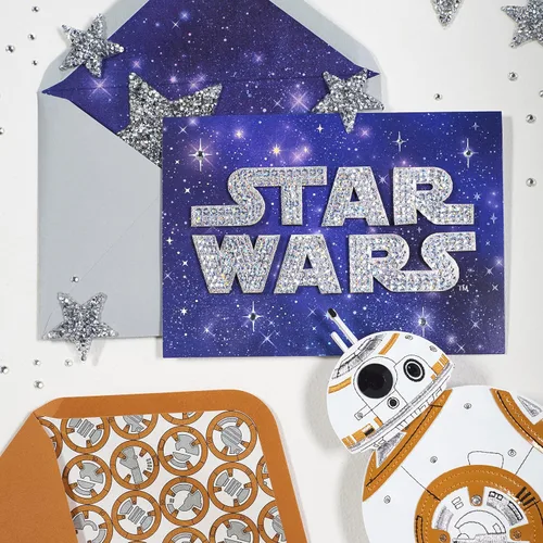 Miniatura 7 de Papyrus Surtido de tarjetas de cumpleaños de Star Wars, BB-8 y Yoda (3 unidades)