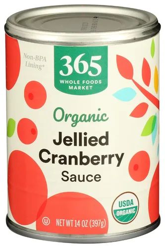 365 by Whole Foods Market, Salsa de arándanos rojos orgánica en gelatina, 14 onzas