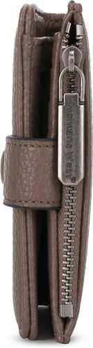 Miniatura 6 de Montana West Cartera para mujer con bloqueo RFID y bolsillo para monedas con cremallera, B Caqui