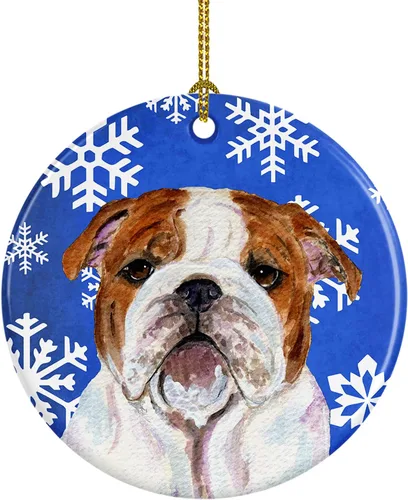 Miniatura 9 de Caroline's Treasures Cavalier Spaniel - Adorno de cerámica para colgar en el árbol de Navidad, para el hogar, Navidad, fiestas, regalo, 3 pulgadas