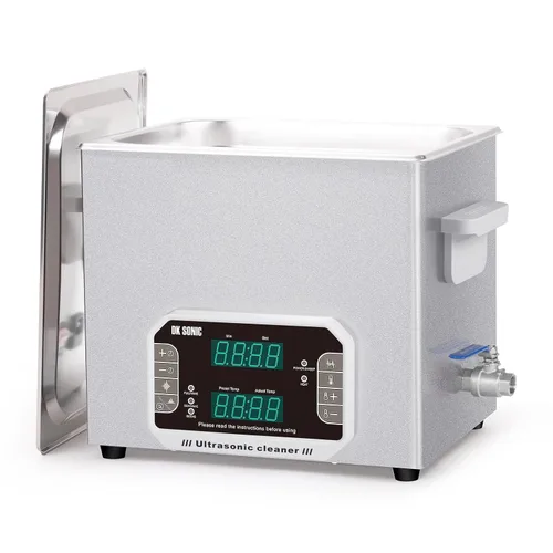 Miniatura 14 de DK SONIC Limpiador ultrasónico profesional de 3 L, 120 W, limpiador ultrasónico de joyería con temporizador, calentador y control táctil