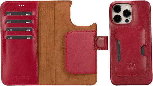 Miniatura 120 de Venito Florence - Funda de piel compatible con Samsung Galaxy S9, extra segura con bloqueo RFID, cartera desmontable para teléfono (gris decolorado)