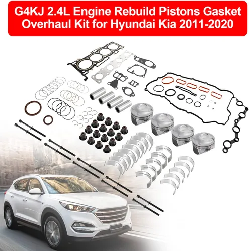 Miniatura 3 de Kit de juntas de culata Kit de reconstrucción de pistones de motor 234102G500 para Kia 4 puertas Sorento 2014-20, Optima 2.4L 2011-18, para Hyundai