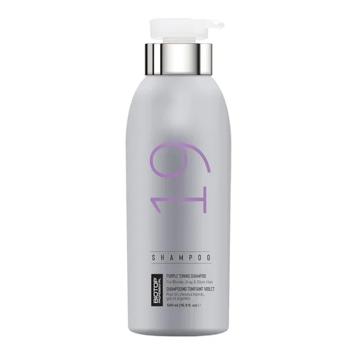 Miniatura 8 de Biotop Professional 19 Pro Silver Shampoo - Champú morado para neutralizar los tonos amarillos y cobrizos, hecho con aceite de girasol y vitamina E