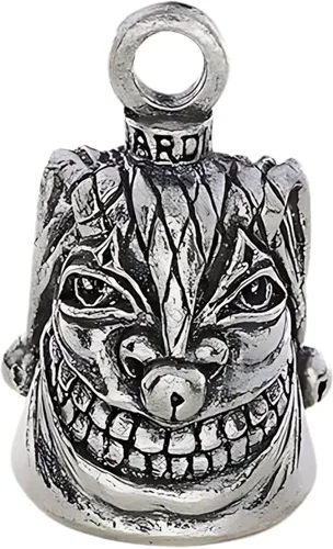 Miniatura 21 de Guardian Bell Campana de buena suerte con llavero y bolsa de regalo de terciopelo negro Campana de motocicleta Peltre sin plomo Hecho en Never