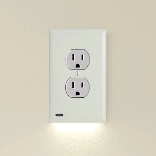 Miniatura 11 de Paquete de 10 - SnapPower GuideLight [para tomacorrientes dúplex] - Reemplaza la luz nocturna de enchufe - Placa de pared de receptáculo eléctrico