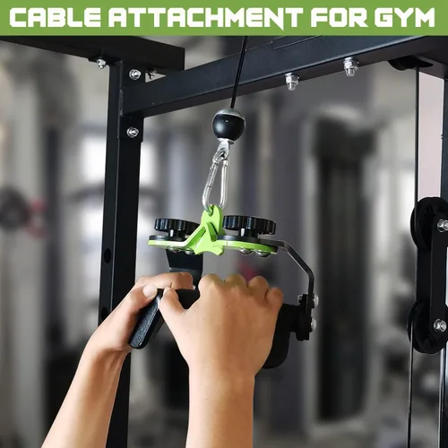 Miniatura 7 de Barra de tracción de lat ajustable, accesorios para máquina de cable para gimnasio, accesorios de fila T-bar para tracción de lat para gimnasio