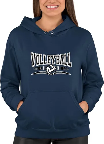 Miniatura 20 de Go All Out Sudadera con capucha para hombre y mujer con diseño fresco de voleibol